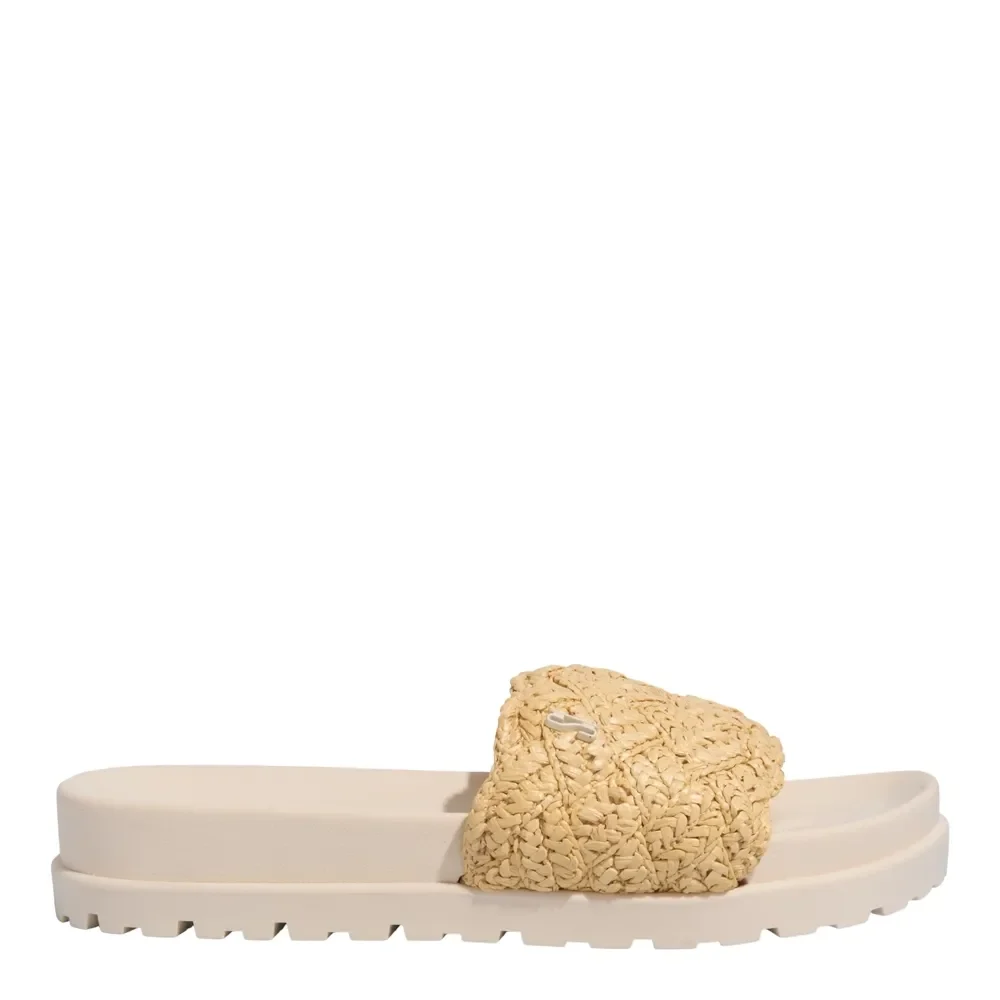Papete Slide Borracha Off White - vista 1 de 4