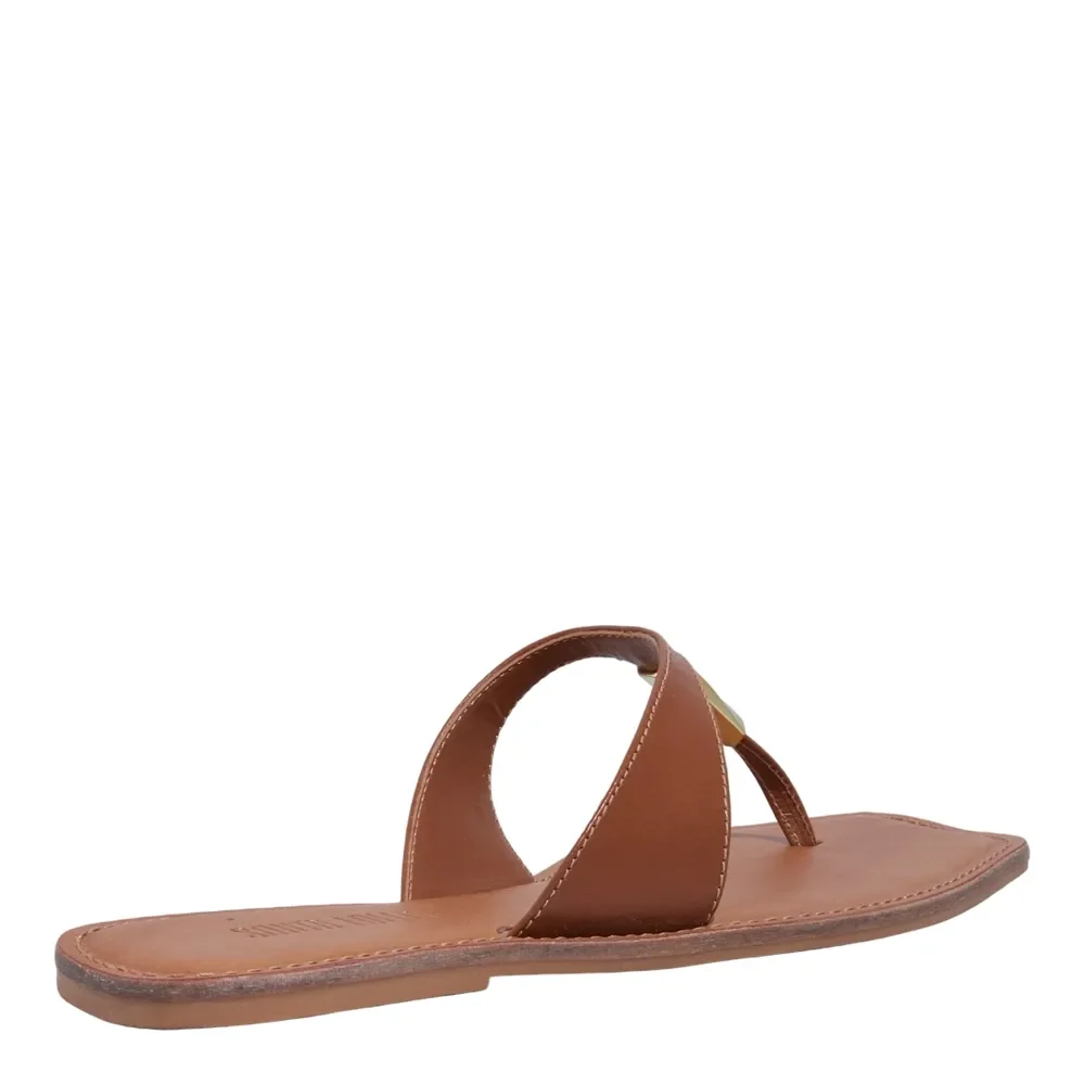 Rasteira Napa Madri New Camelo - vista 3 de 4