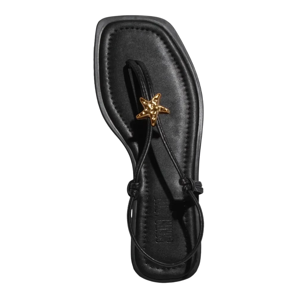 Rasteira Napa Soft Preto - vista 4 de 4