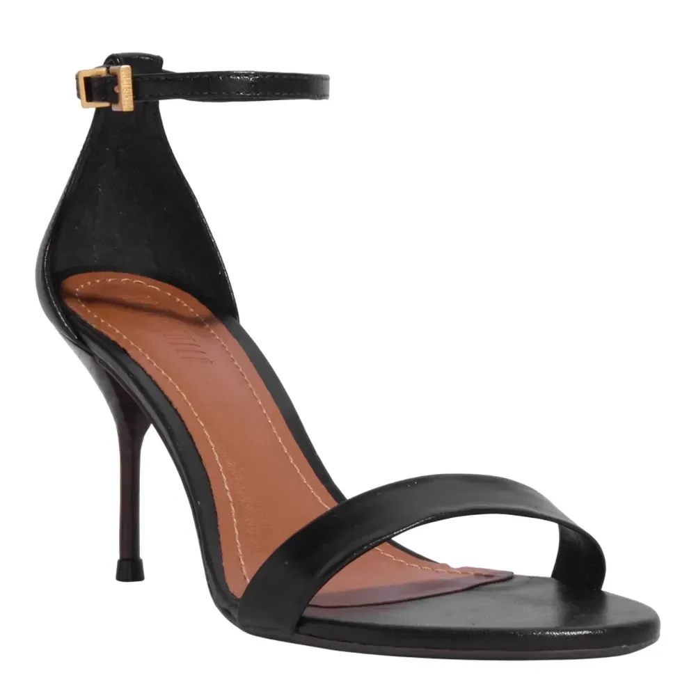Sandalia Couro Confort Preto - vista 2 de 3