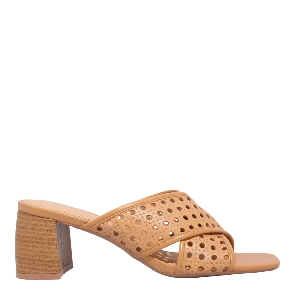 Mule Couro Trisse Doce De Leite - vista 1 de 3