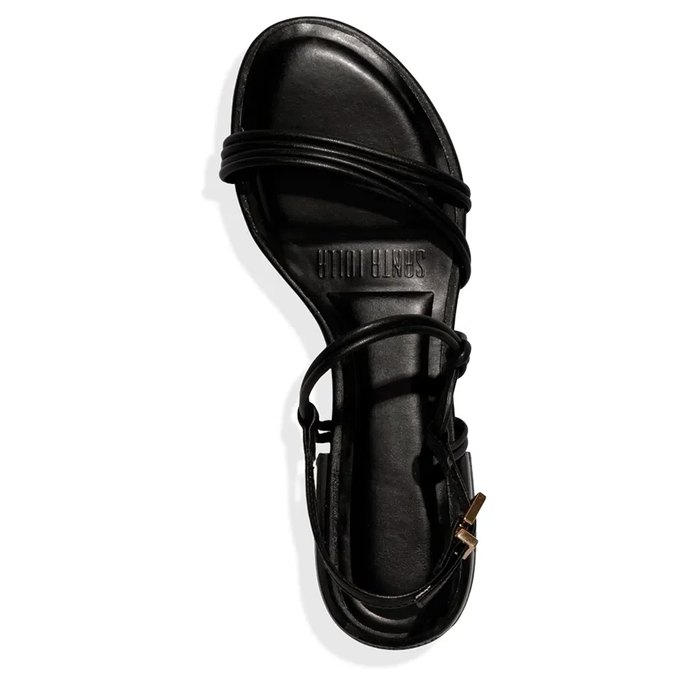 Rasteira Napa Soft Preto - vista 4 de 4