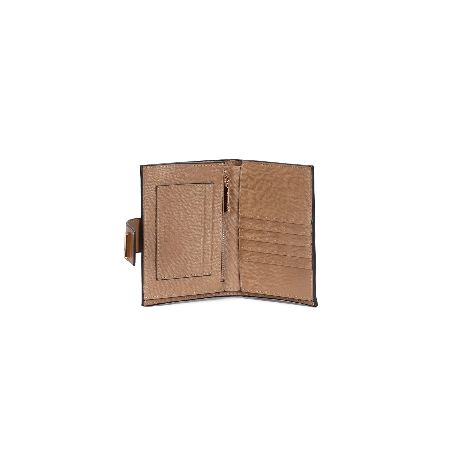 Carteira Material Rustico Bege - vista 3 de 3