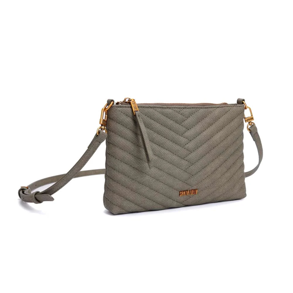Bolsa Clutch Soft Verde Alça Transversal - vista 2 de 7