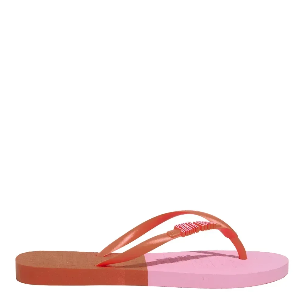 Chinelo Flip Flop Borracha Laranja - vista 1 de 4