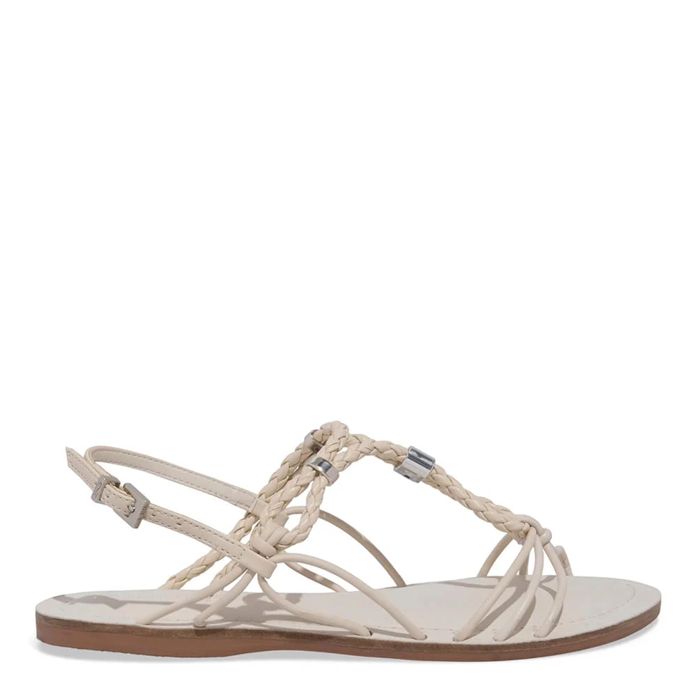 Rasteira Napa Santorine Bege - vista 1 de 4