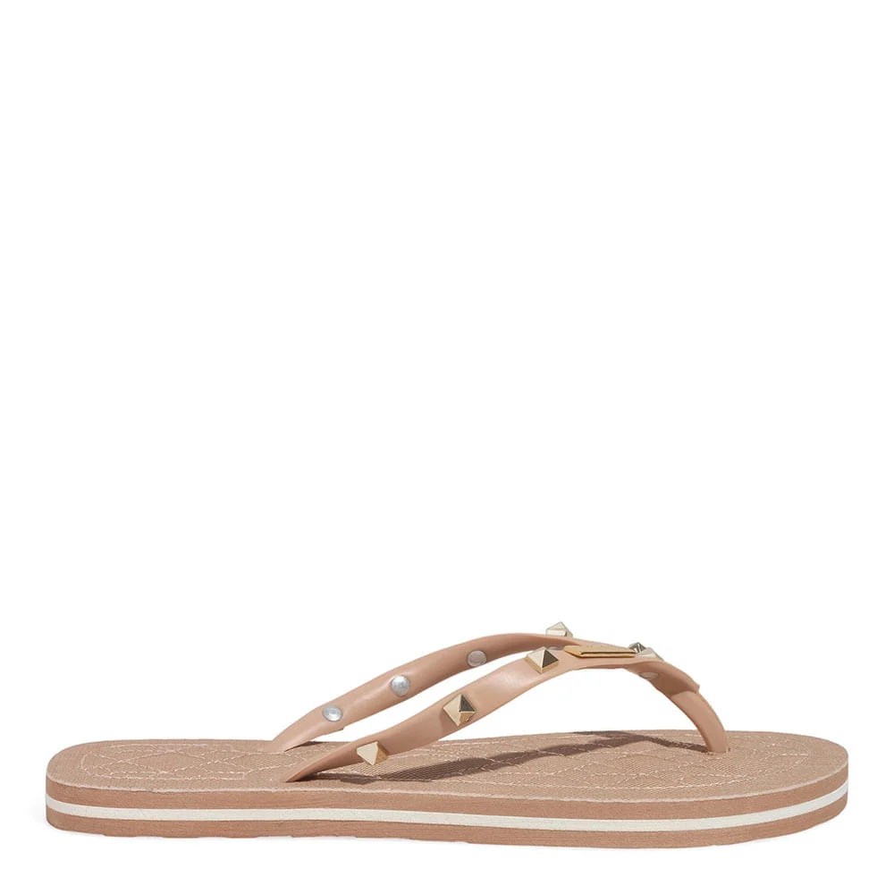 Chinelo Flip Flop Spike Bege - vista 1 de 4