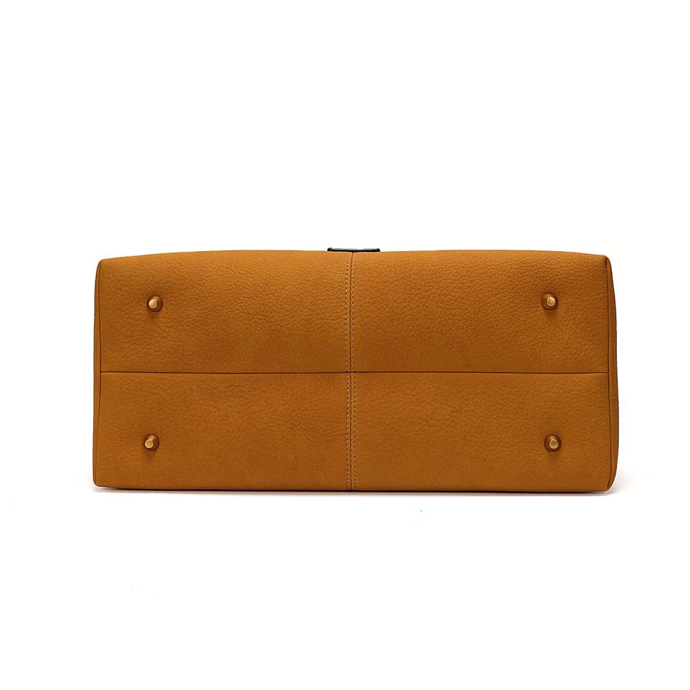 Bolsa Hobo Nobuck Caramelo Alça De Ombro - vista 6 de 8