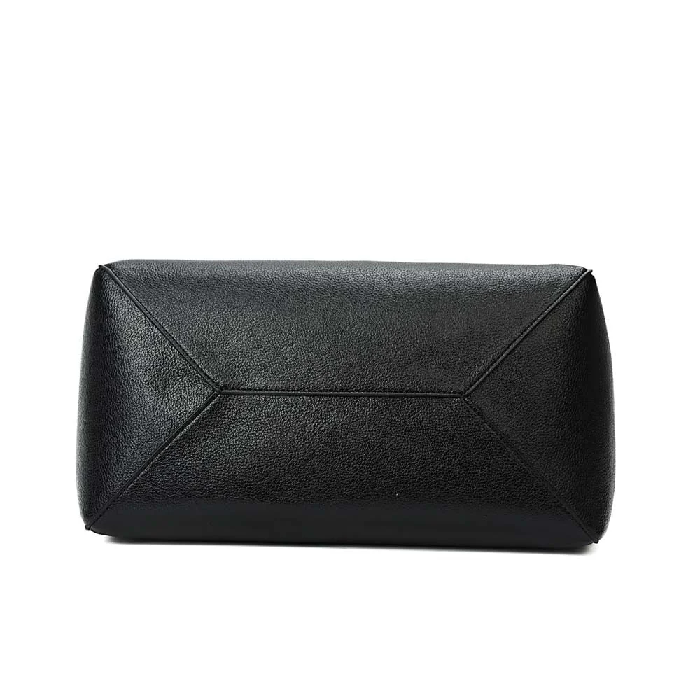 Bolsa Grande Floater Preta Alça De Ombro - vista 6 de 7