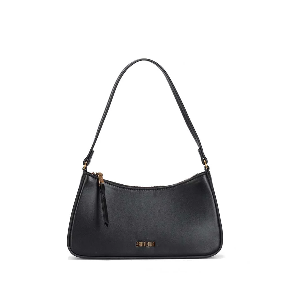Bolsa Baguete Soft Preta Alça De Ombro - vista 1 de 3
