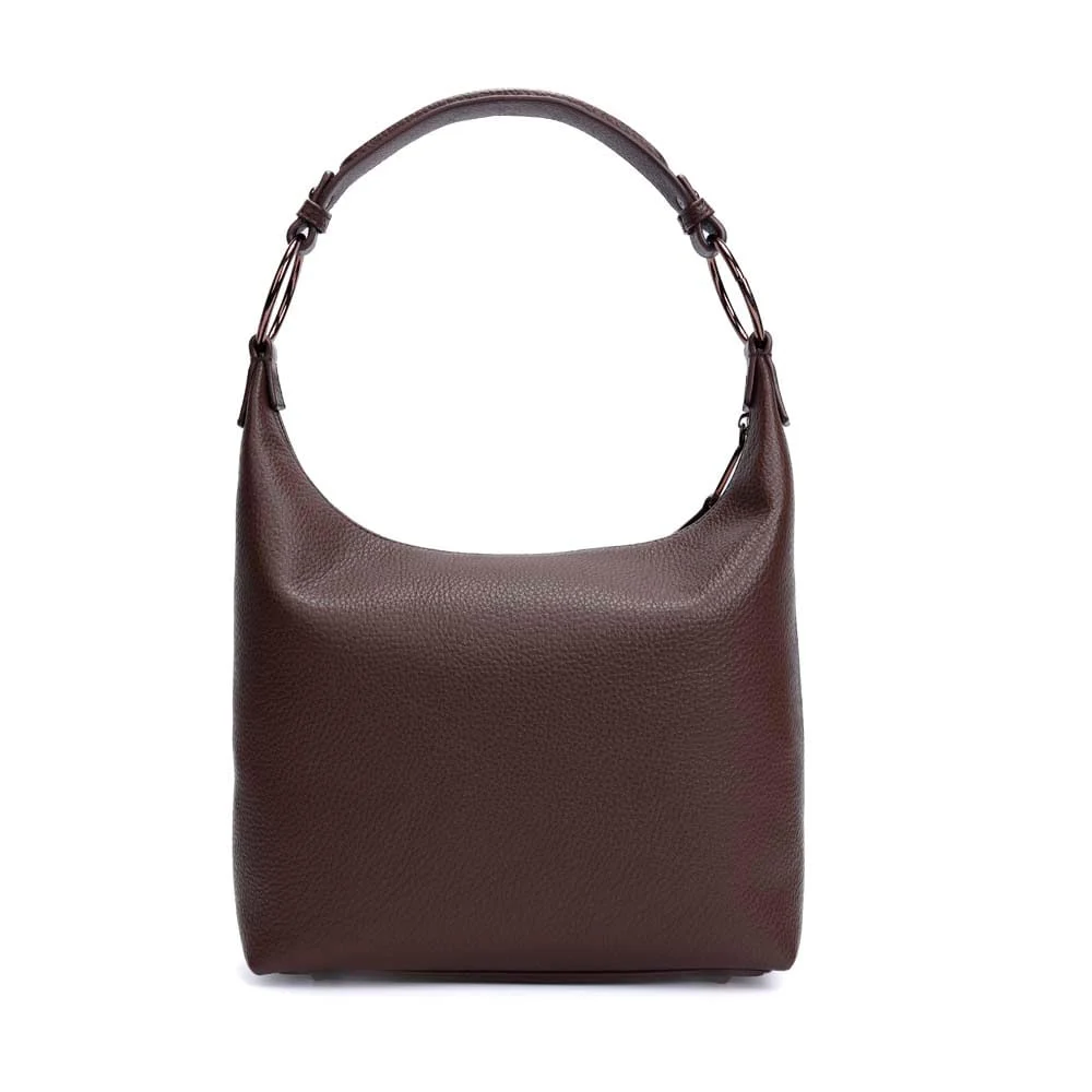 Bolsa Grande Floater Marrom Dark Alça De Ombro - vista 5 de 7