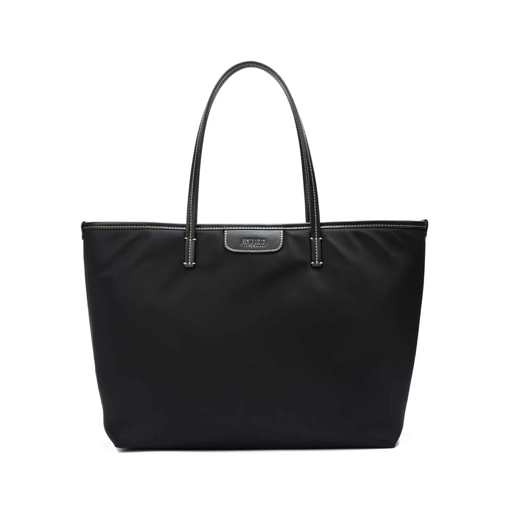 Bolsa Shopper Nylon Preta Alça De Ombro - vista 1 de 7