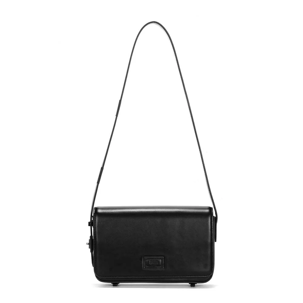 Bolsa Soft Preta Alça De Ombro - vista 1 de 4