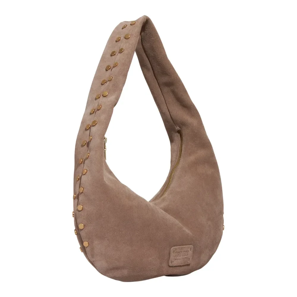 Bolsa M Couro Camurça Hot Sand - vista 2 de 3