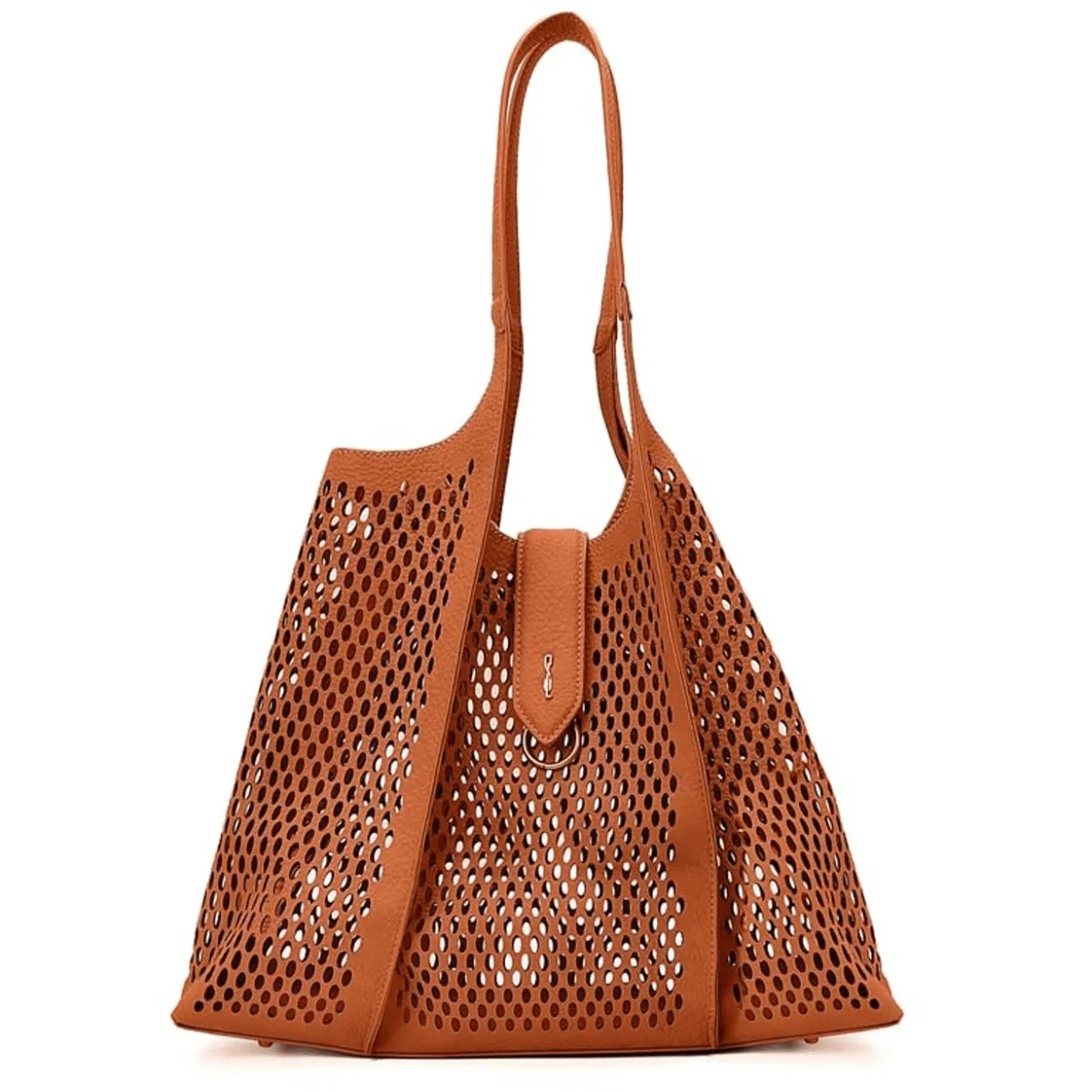 Bolsa Shopper Tela Floater Caramelo Alça De Ombro - vista 1 de 8