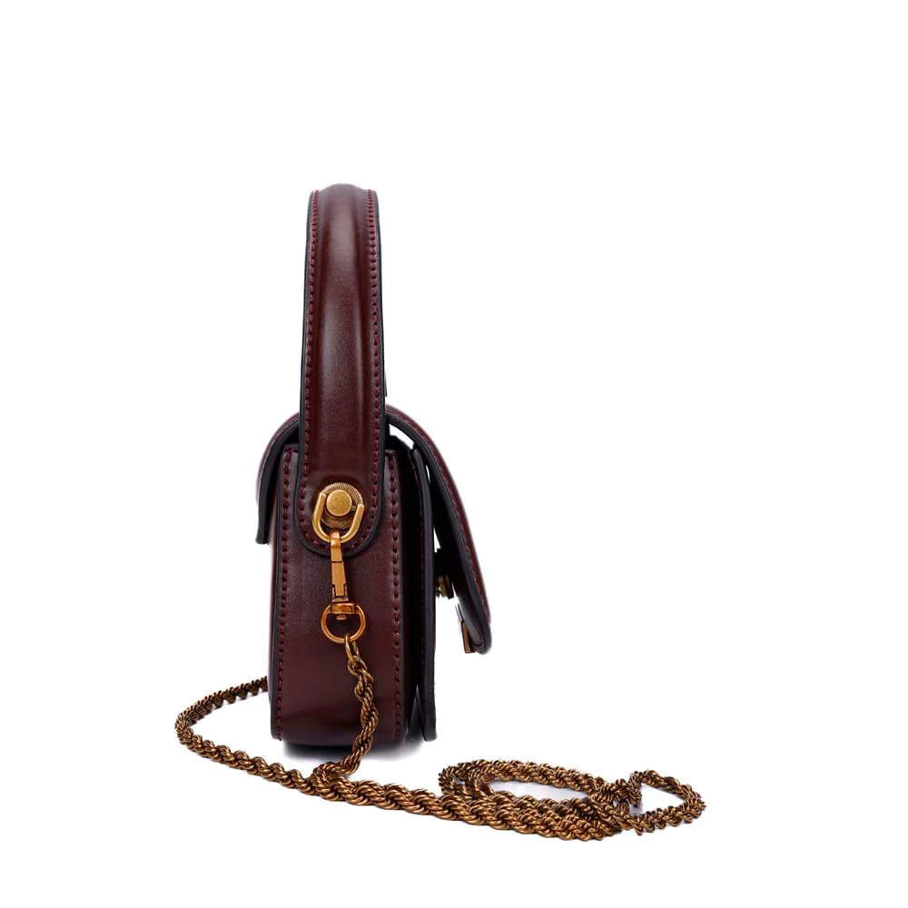 Bolsa Pequena Soft Roxo Berry Alça Dupla - vista 4 de 7