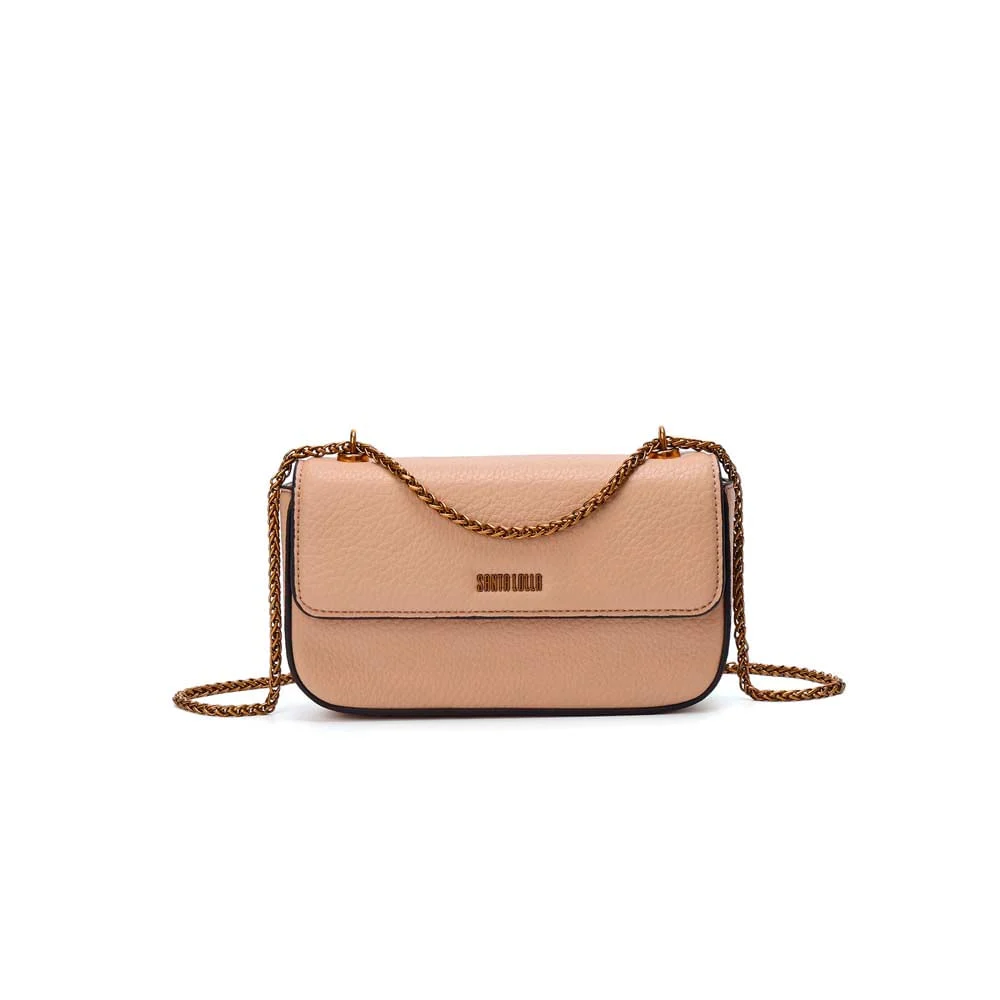 Bolsa Pequena Floater Bege Alça Transversal Corrente - vista 1 de 4