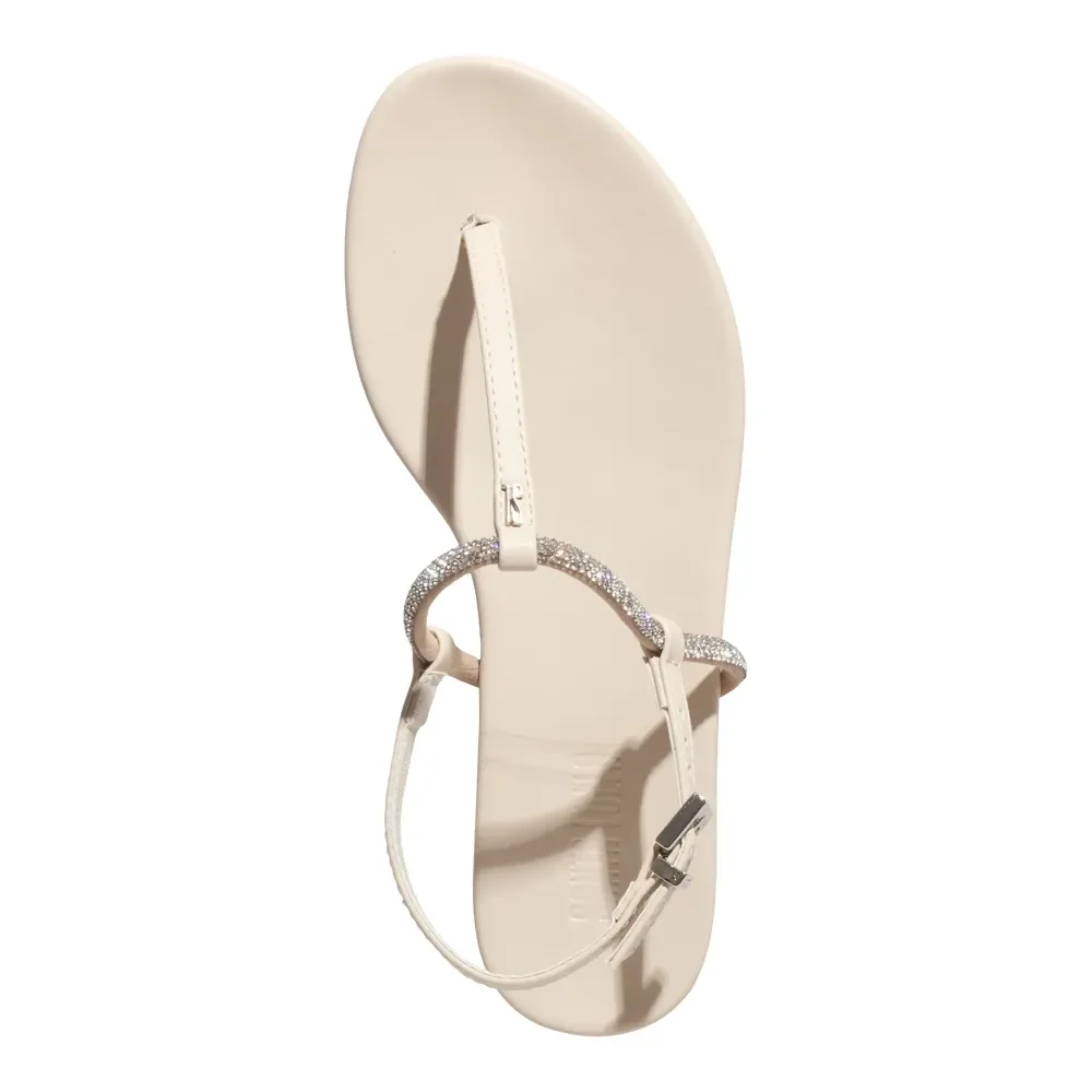 Rasteira Tira Salomé Napa Soft Creme - vista 4 de 4
