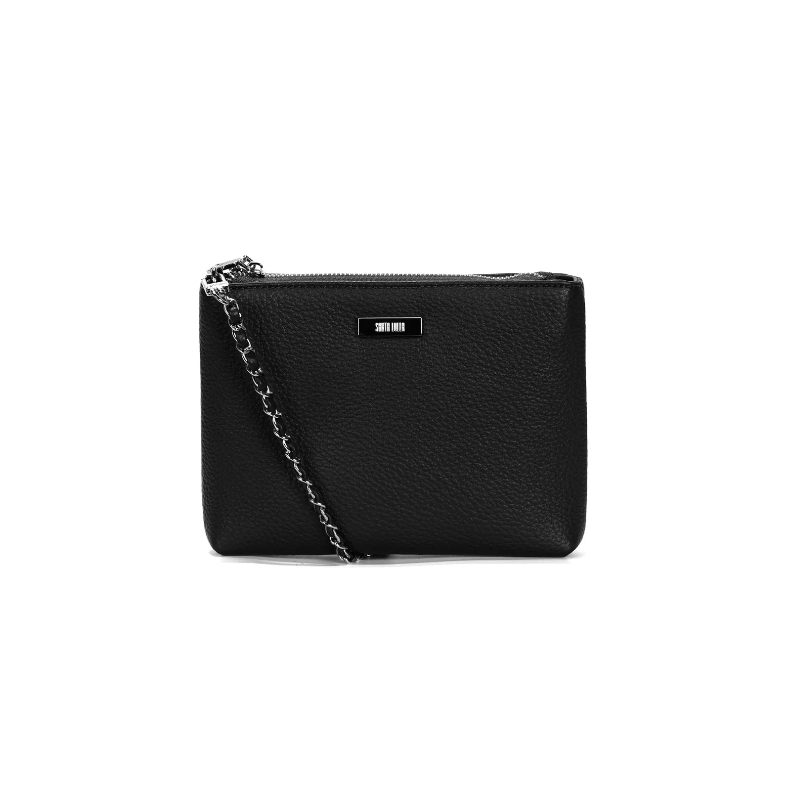 Bolsa Pequena Floater Preta Alça Transversal Corrente - vista 1 de 3