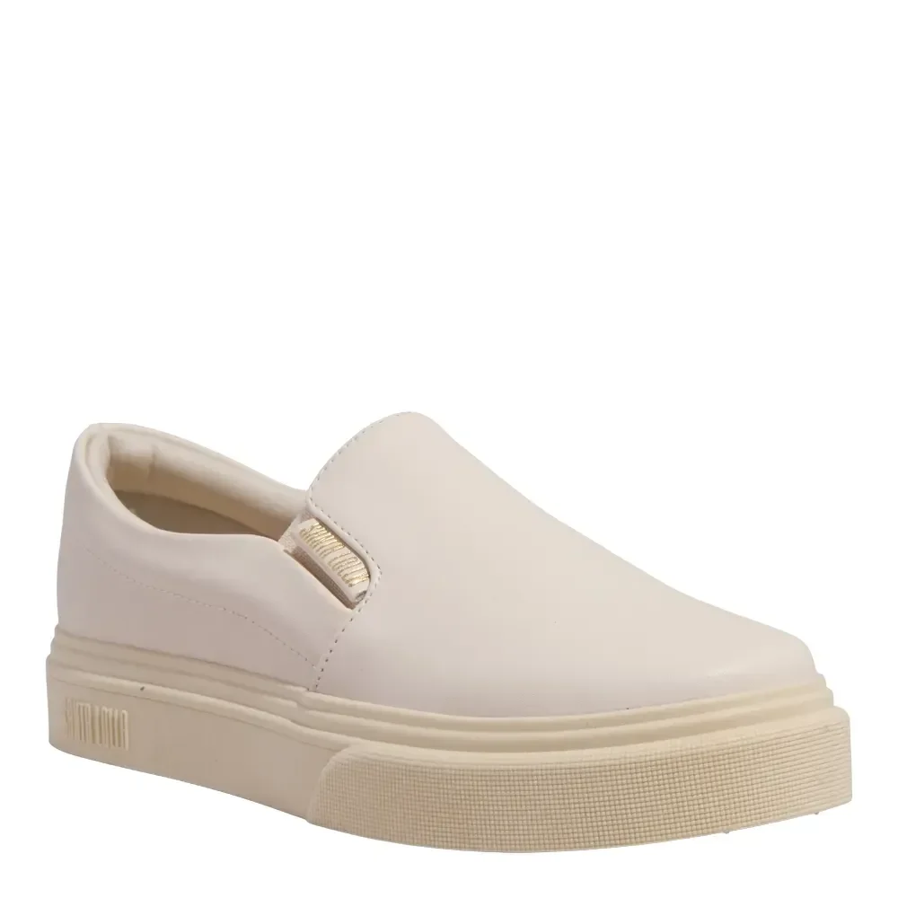 Tênis Slip On Napa Soft Bege - vista 2 de 4