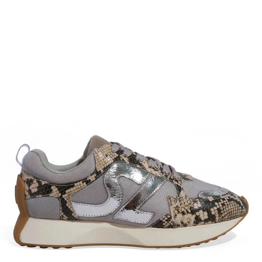Tênis Couro Animal Print Cobra - vista 1 de 4