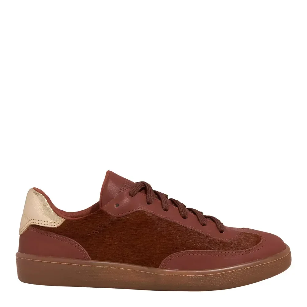 Tênis Couro Nobre Soft Marrom Terracota - vista 4 de 4