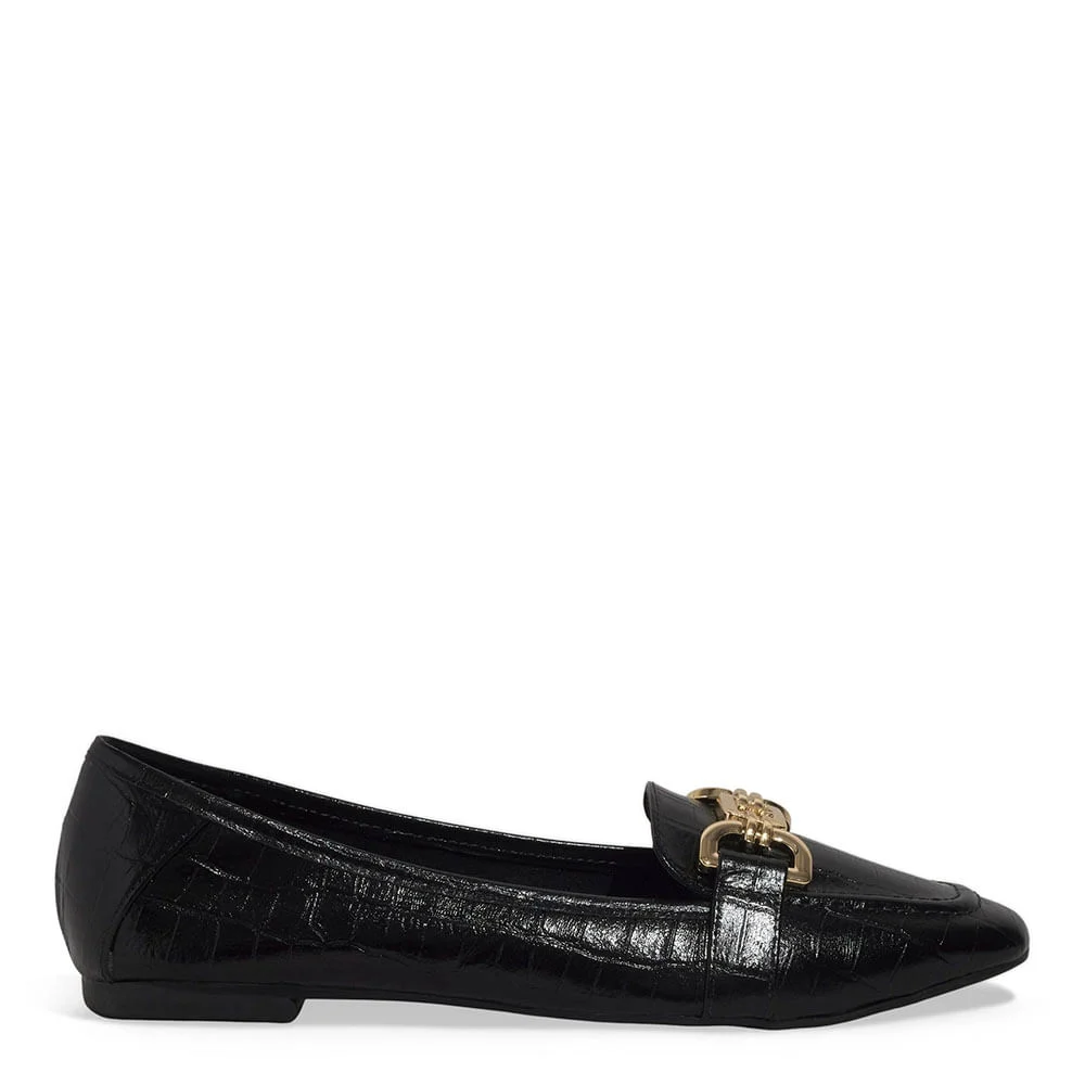 Mocassim Croco Preto Bridão - vista 1 de 6
