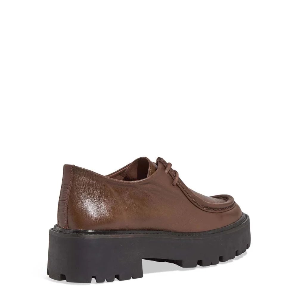 Mocassim Tratorado Couro Bucato Marrom Safari - vista 3 de 3