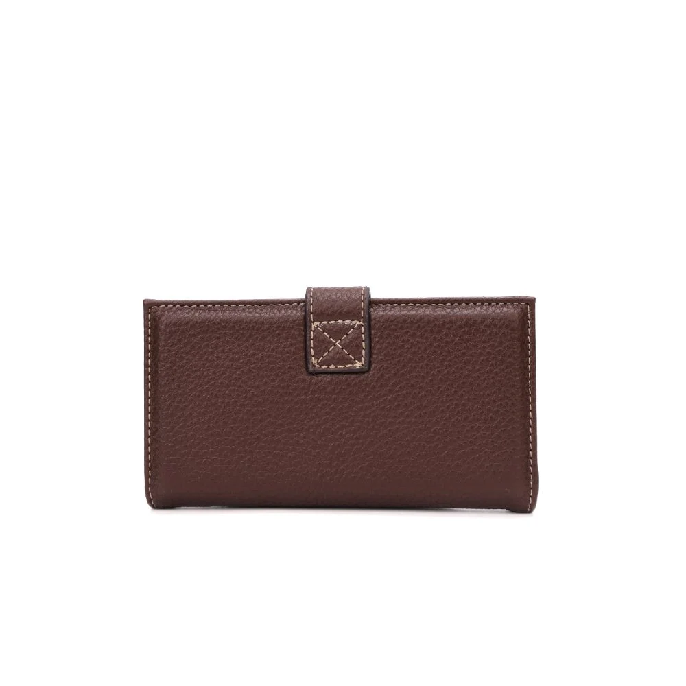 Carteira Retangular Floater Marrom Dark Cocoa - vista 5 de 7