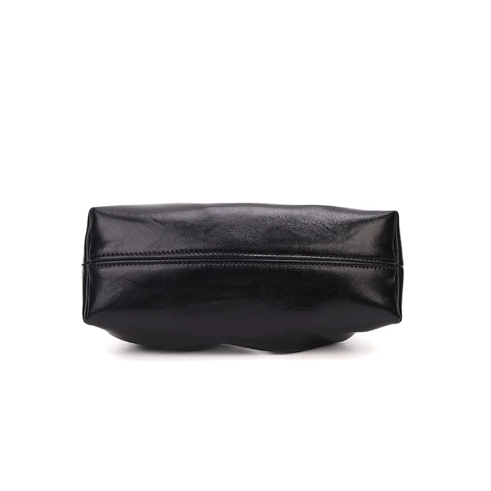 Bolsa Soft Preto Alça de Ombro Corrente - vista 6 de 7