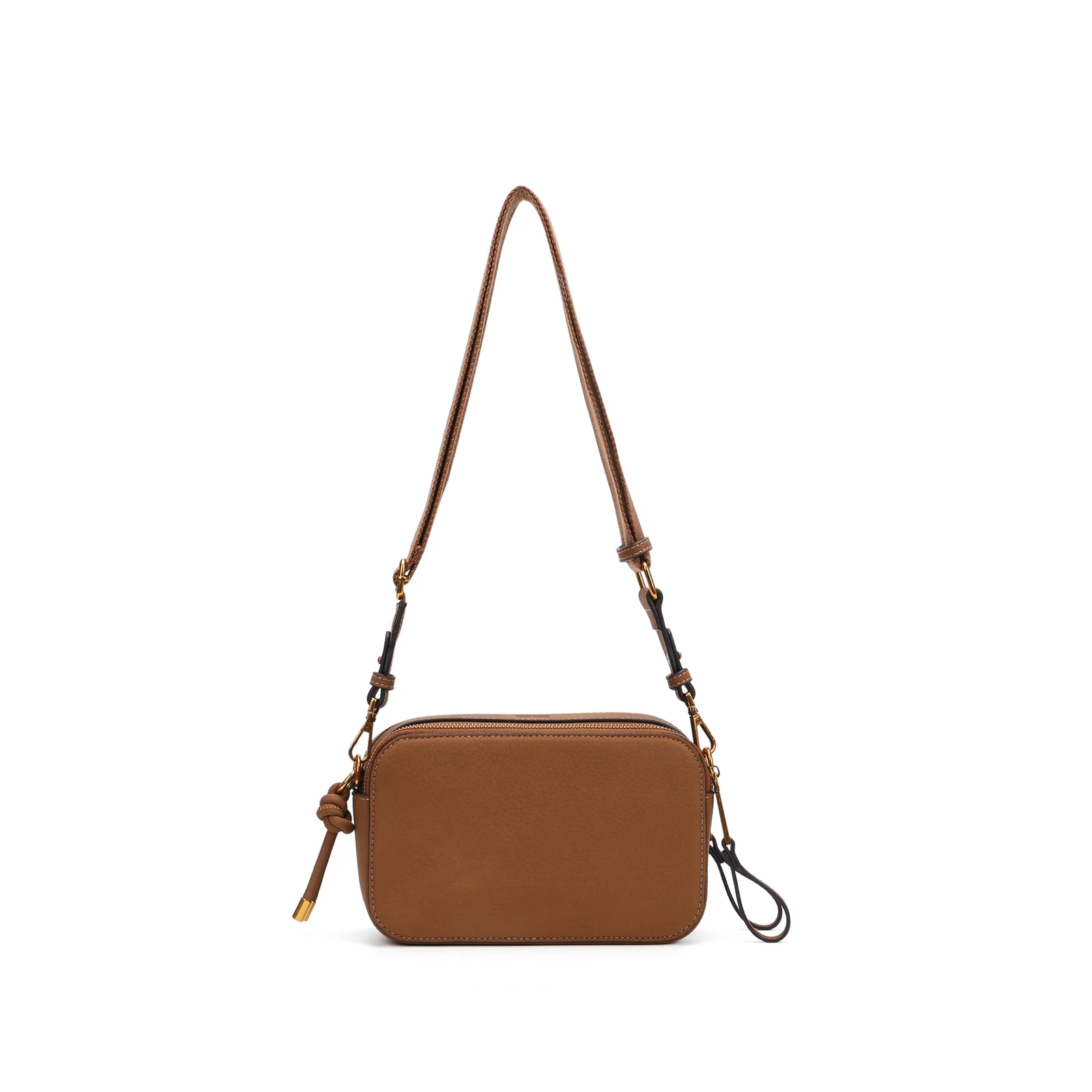 Bolsa Camera Bag Nobuck Marrom Safari Transversal - vista 3 de 5