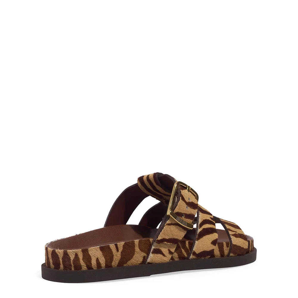 Papete Couro Pelo Animal Print Zebra - vista 3 de 5