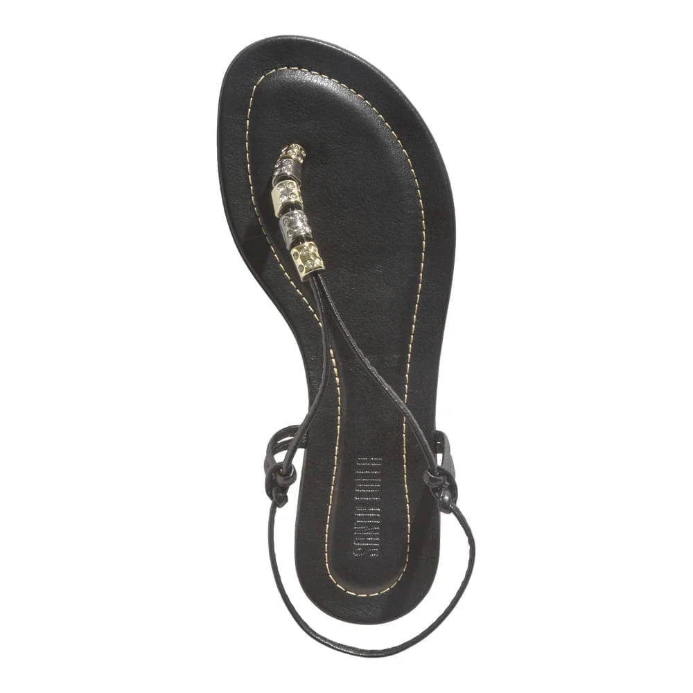 Rasteira Napa Soft Preto - vista 4 de 6