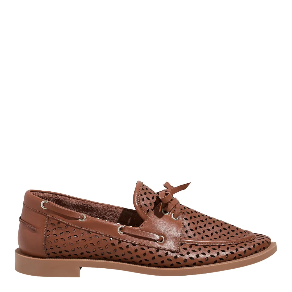 Mocassim Couro Confort Marrom Safari - vista 1 de 3