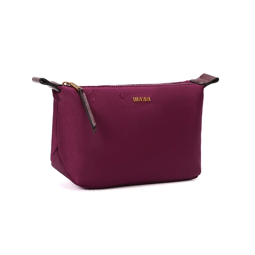 Necessaire Pequena Nylon Roxo Berry - vista 2 de 7