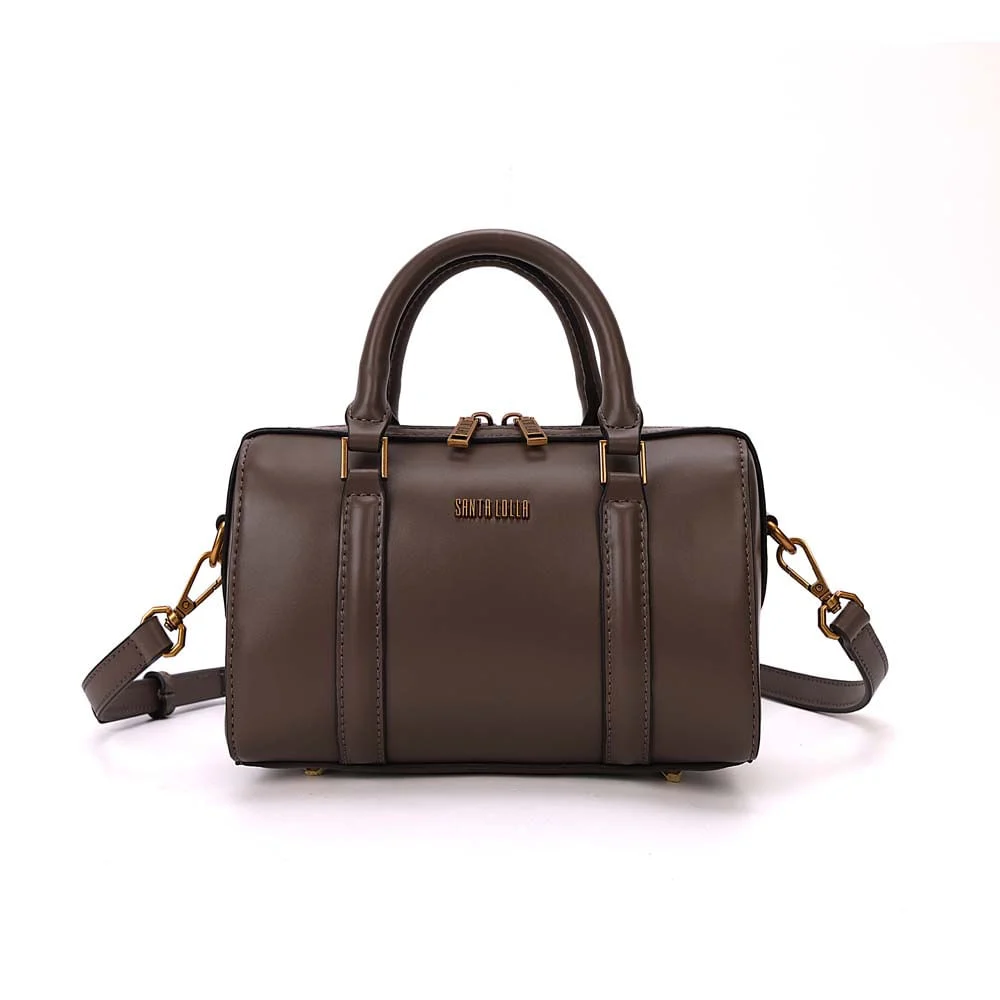Bolsa Baú Pequena Soft Marrom Steel Transversal - vista 1 de 7