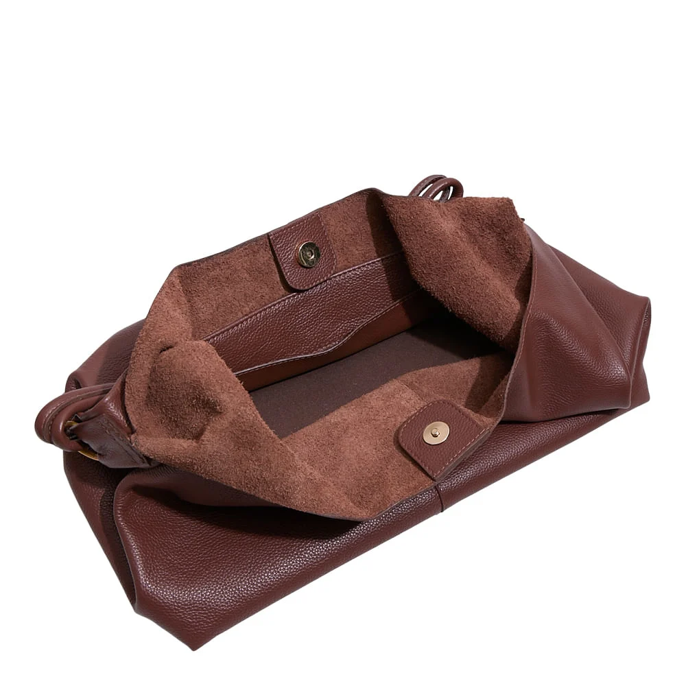 Bolsa G Couro Floater Dark Cocoa - vista 2 de 2