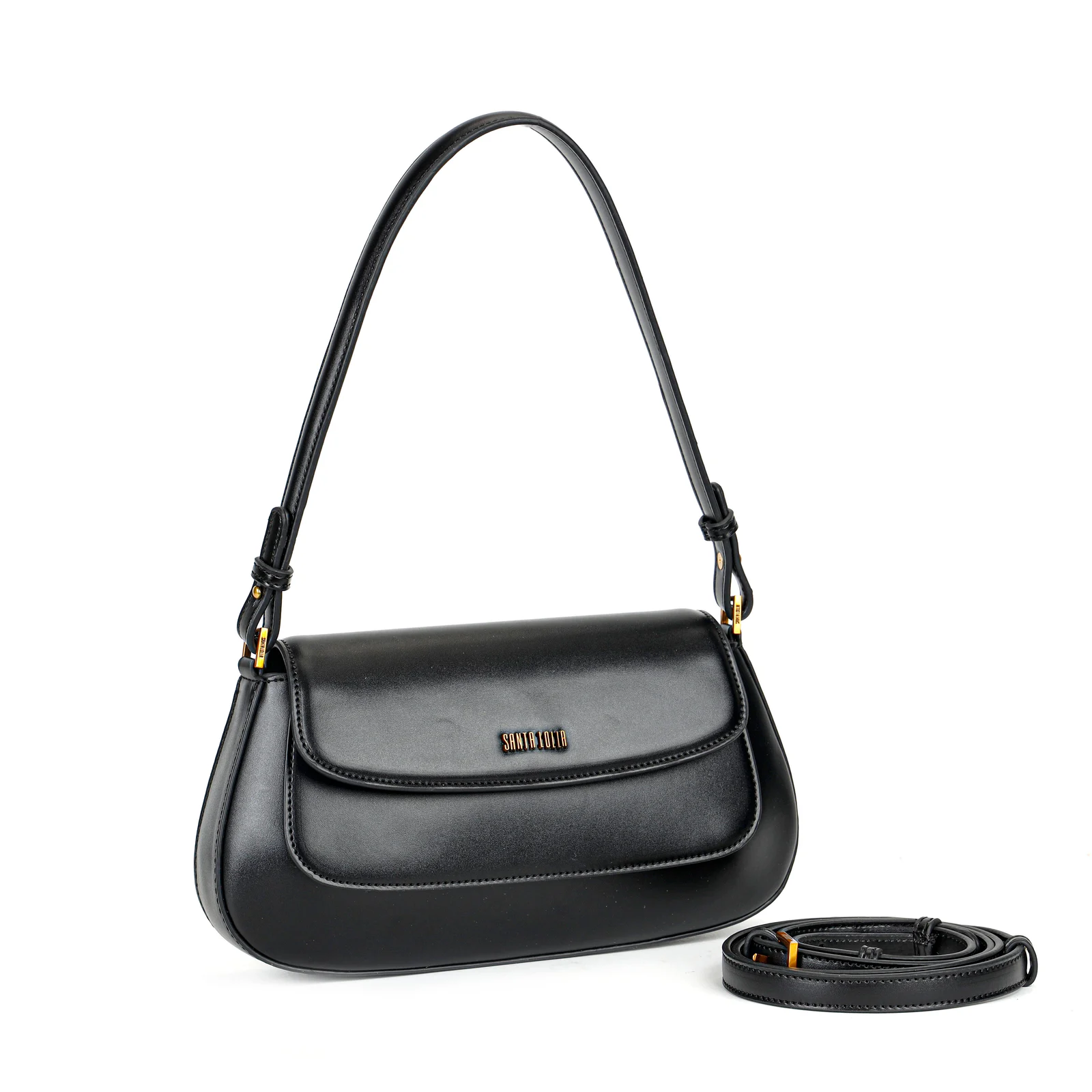 Bolsa M Material Soft Preto - vista 2 de 5