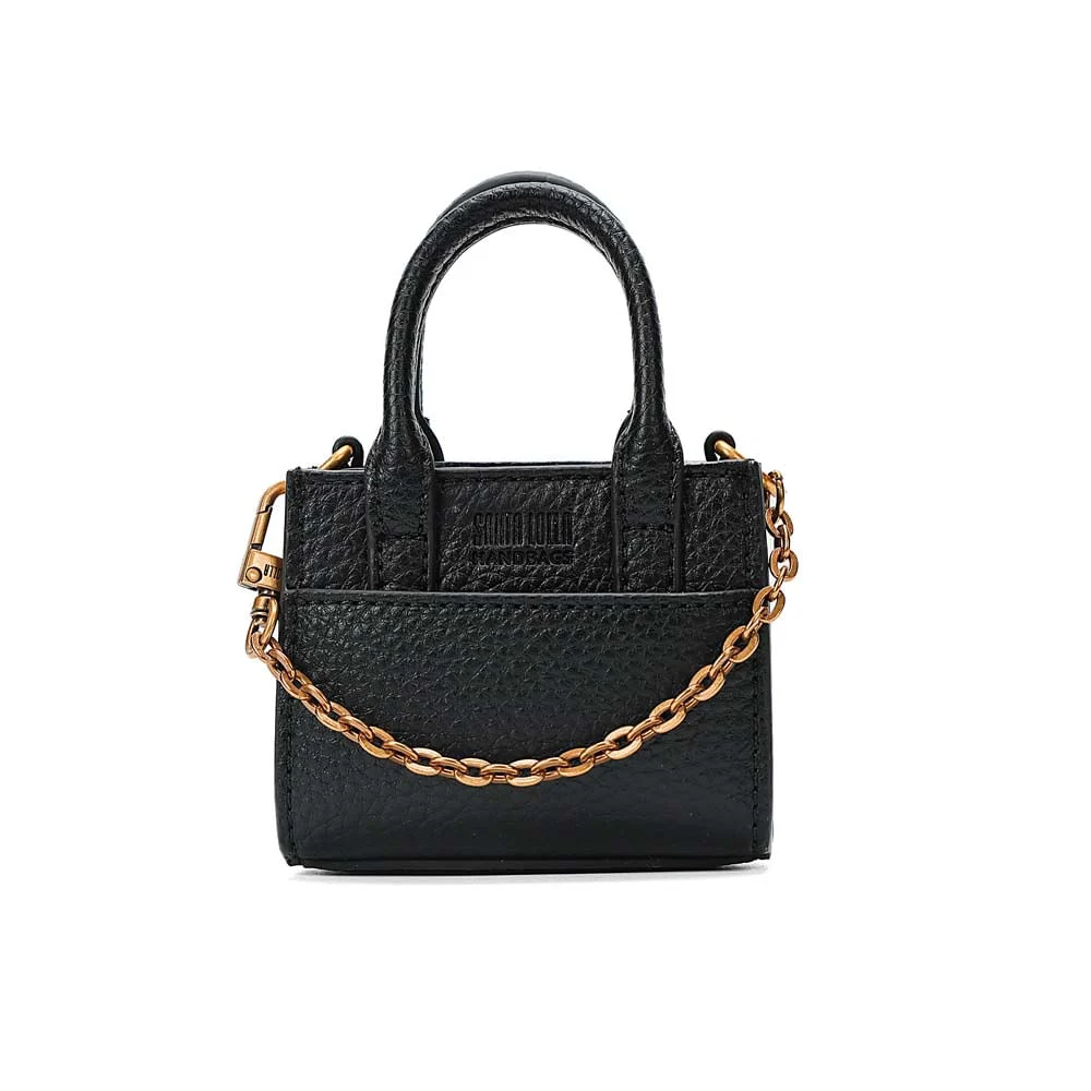 Chaveiro Mini Bolsa Floater Preta - vista 1 de 7