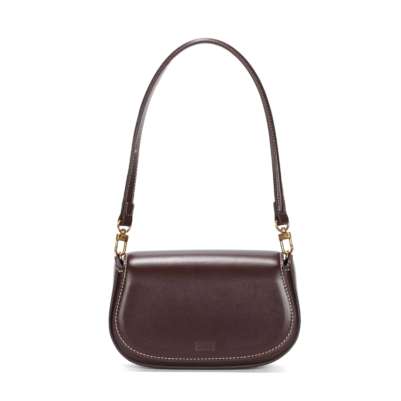 Bolsa Pequena Soft Marrom Dark Alça De Ombro - vista 1 de 4