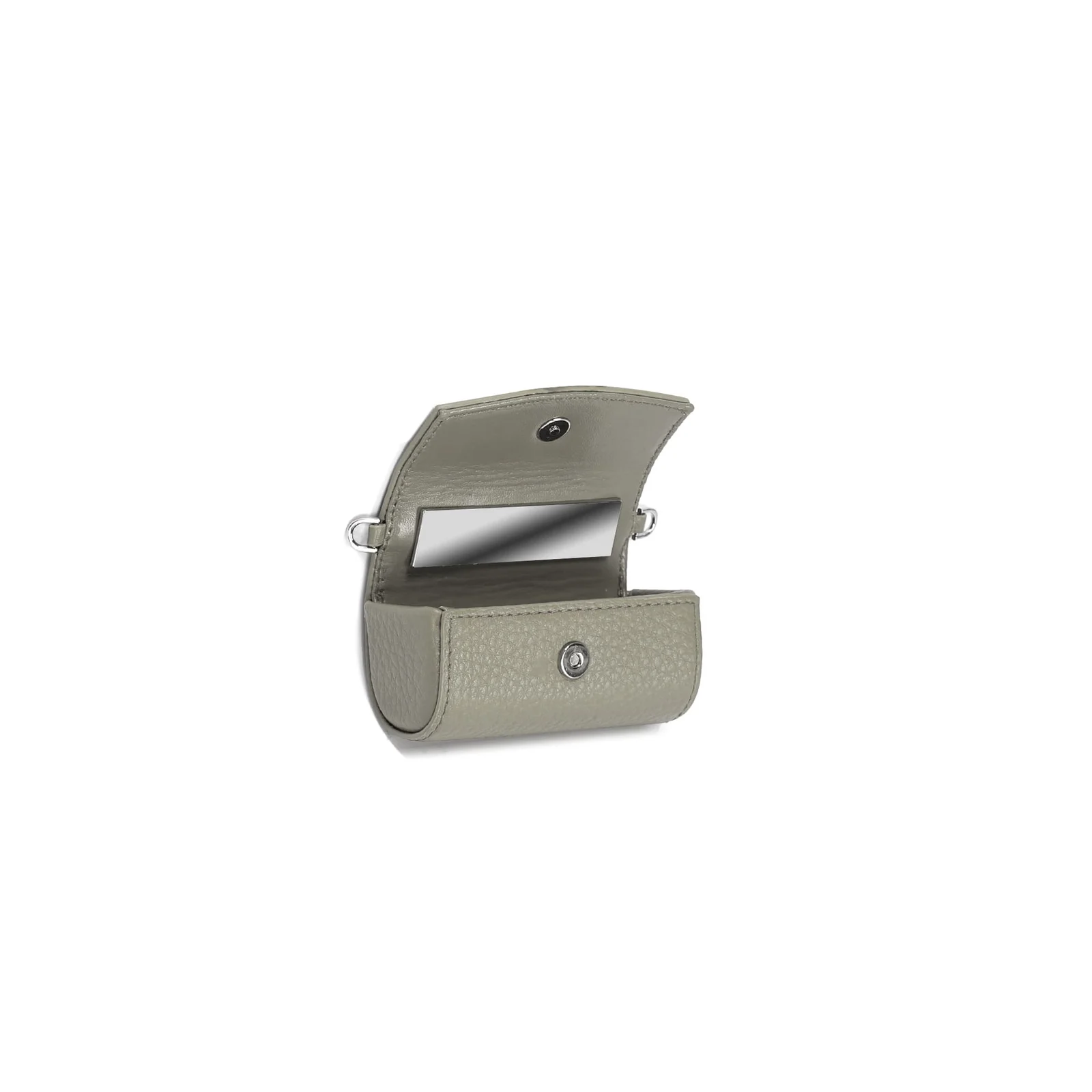 Chaveiro Mini Bolsa Floater Verde Pistache Alça Transversal Corrente - vista 3 de 3