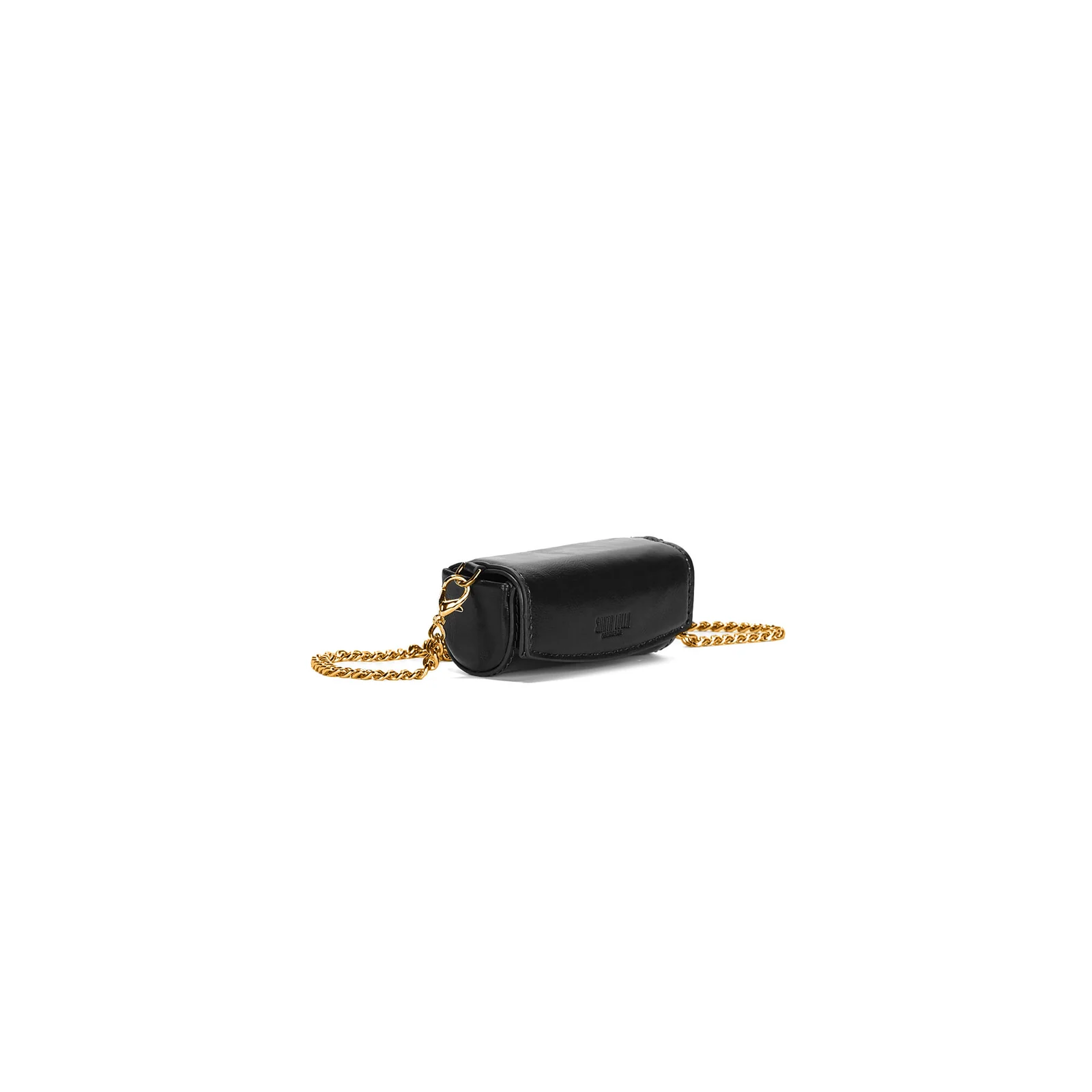 Chaveiro Mini Bolsa Soft Preto Alça Transversal Corrente - vista 2 de 3