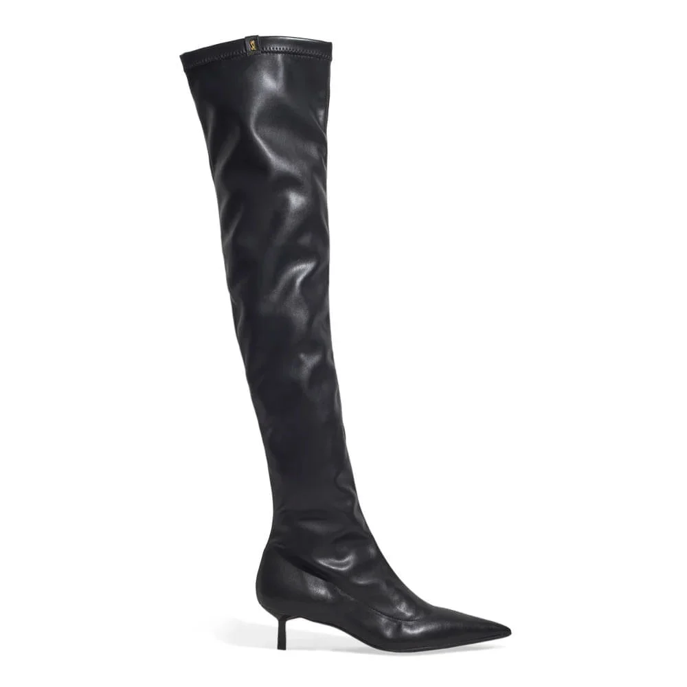 Bota Over Napa Stretch Cano Alto Preto - vista 1 de 3