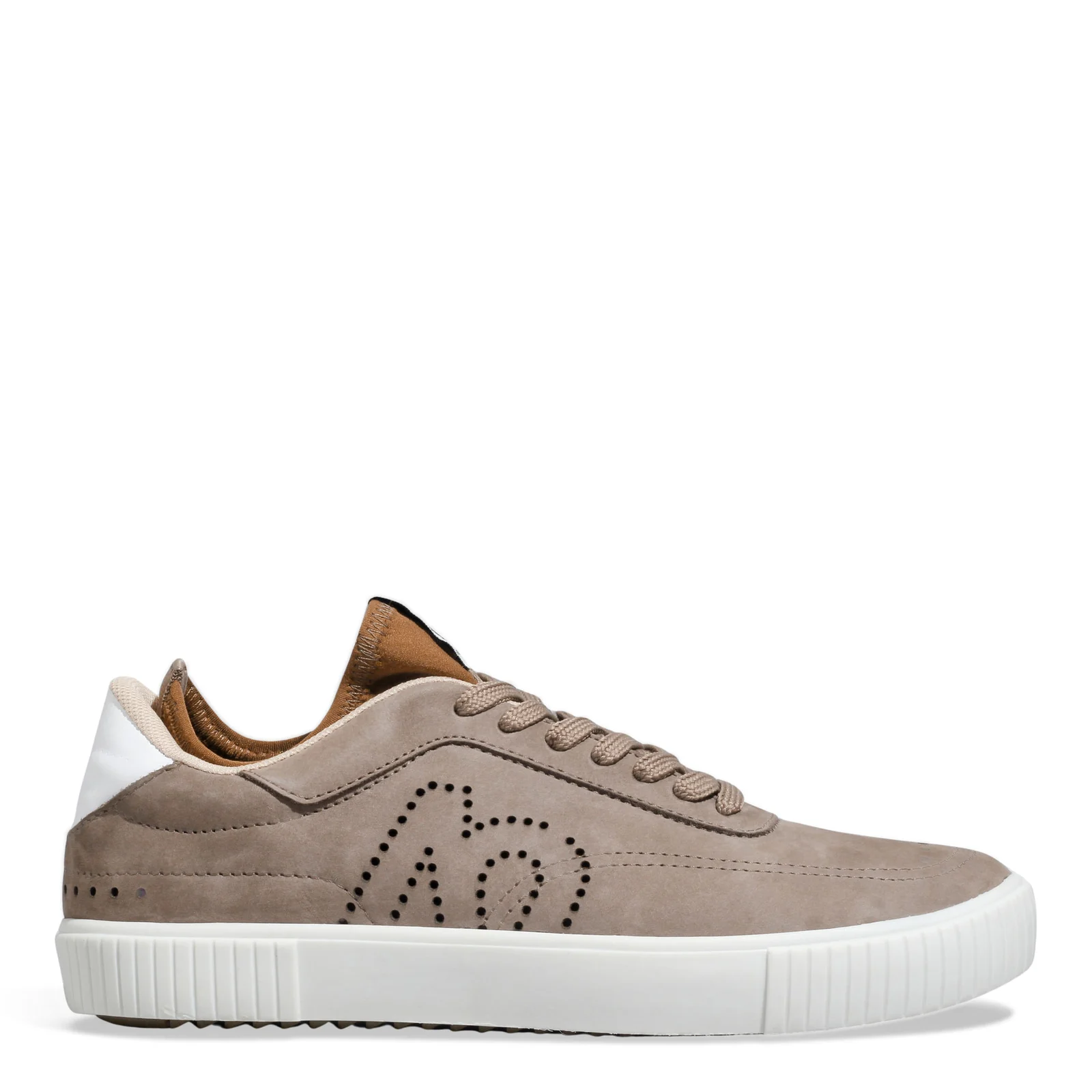Tênis Masculino Couro Nobuck Cinza Steel - vista 1 de 4
