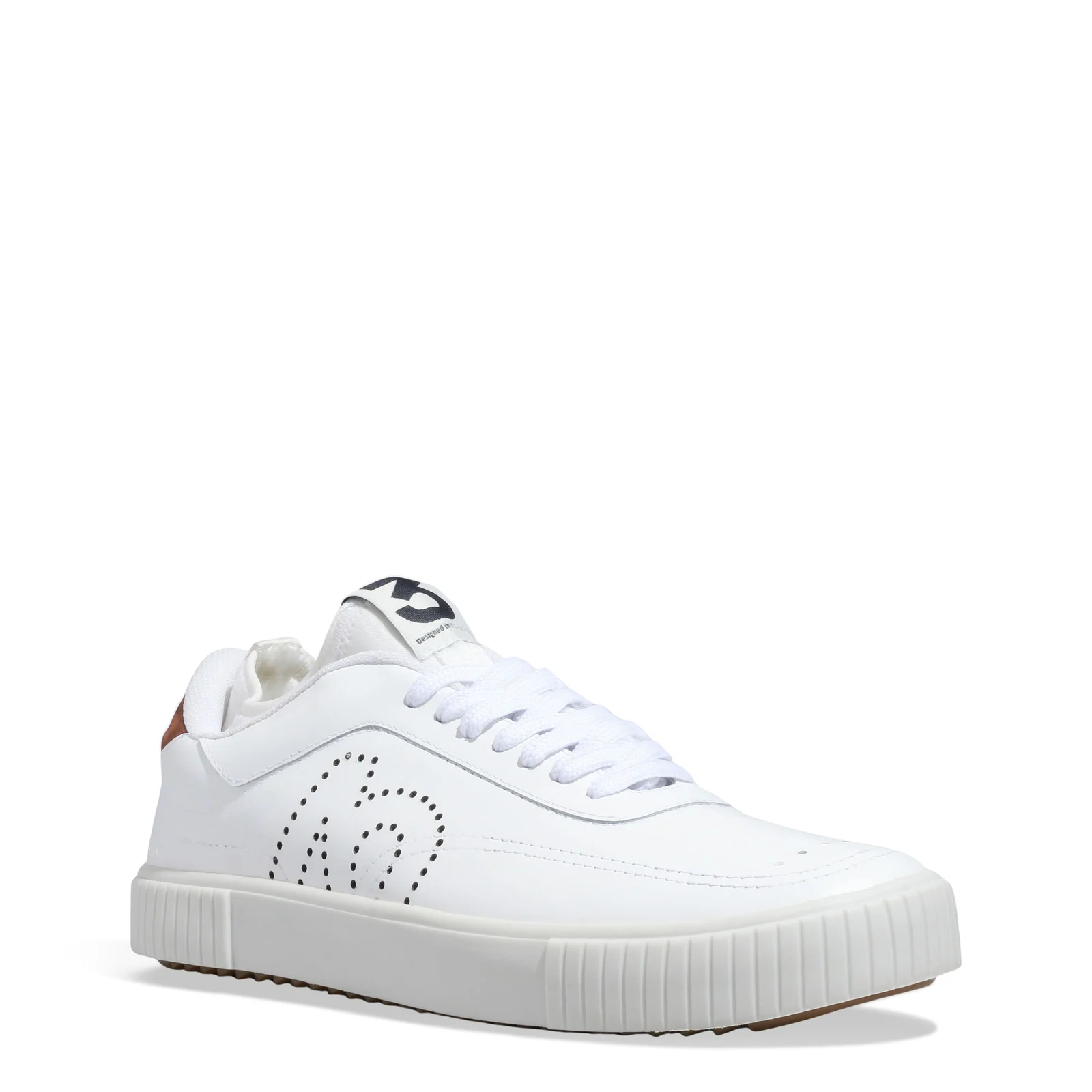 Tênis Masculino Couro Confort Branco - vista 2 de 4