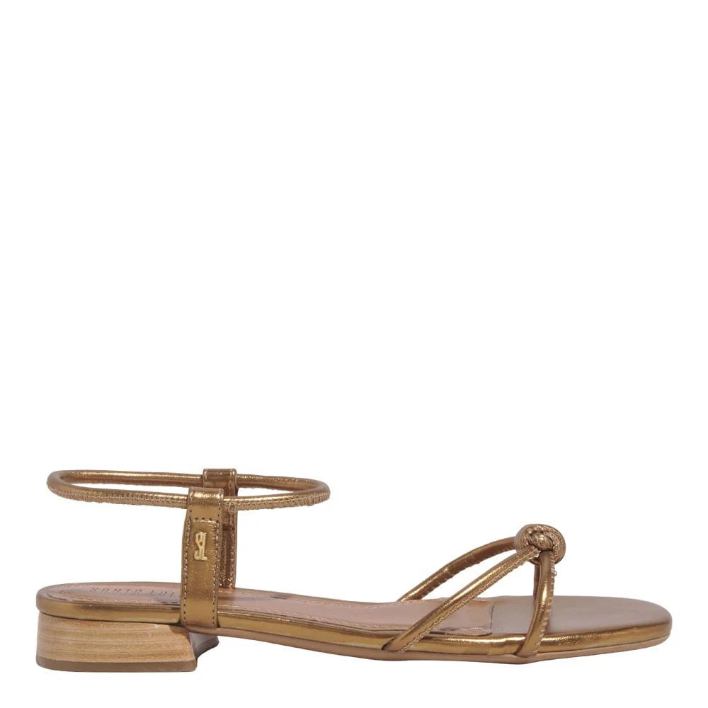 Rasteira Napa Metalizada Ultra Bronze - vista 1 de 5