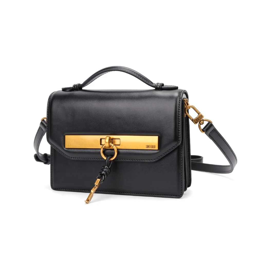 Bolsa Pequena Soft Preto Alça Transversal - vista 1 de 7