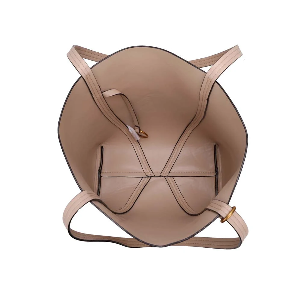 Bolsa Tote Média Nobuck Bege Sand Alça Longa - vista 7 de 7