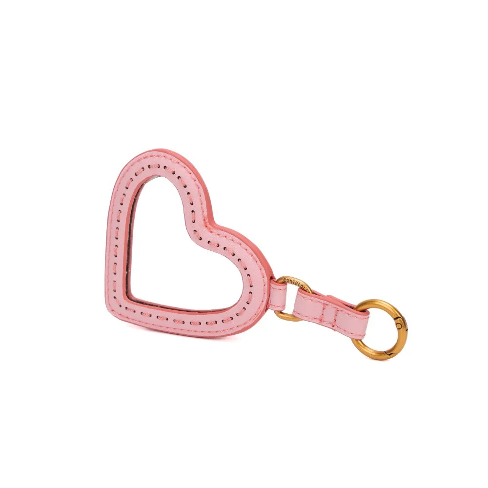 Chaveiro Espelho Coração Soft Rosa Bebê - vista 6 de 7