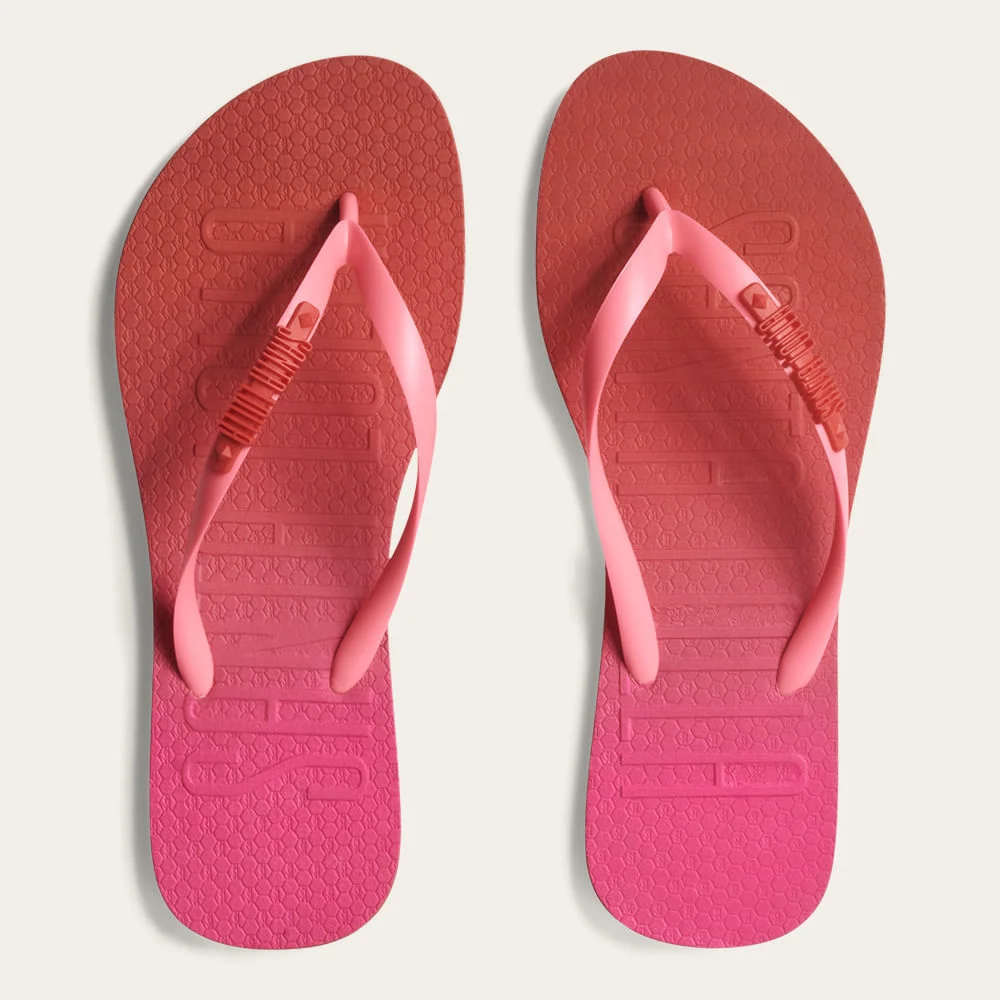 Chinelo Flip Flop Borracha Rosa Fruti Neon - vista 3 de 3